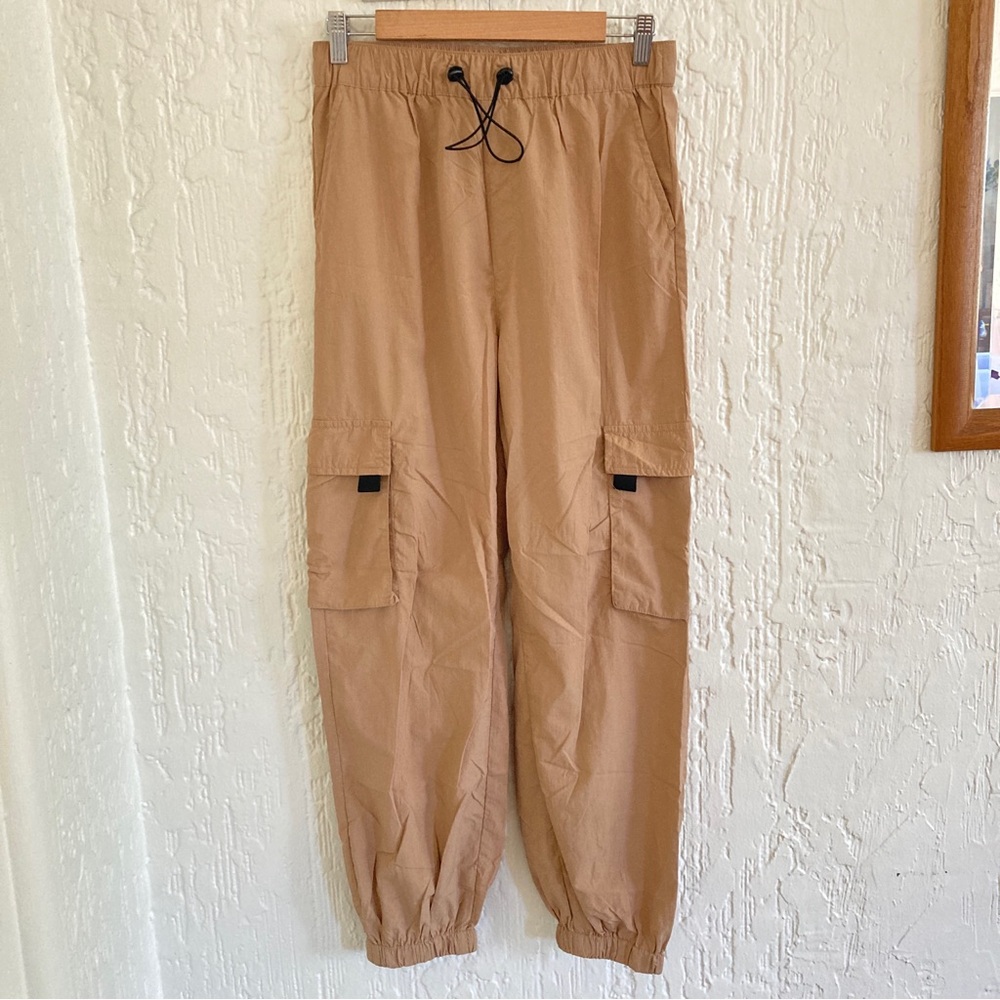 Indigo Rising Tan Khaki Colored Jogger Pants Size Medium
